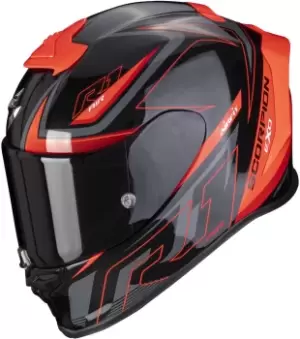 Scorpion EXO-R1 Air Gaz Helmet, black-red, Size XL, black-red, Size XL