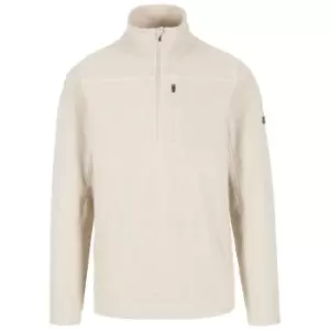 Trespass Mens Felbrigg Fleece Top (XXL) (Mushroom Marl)