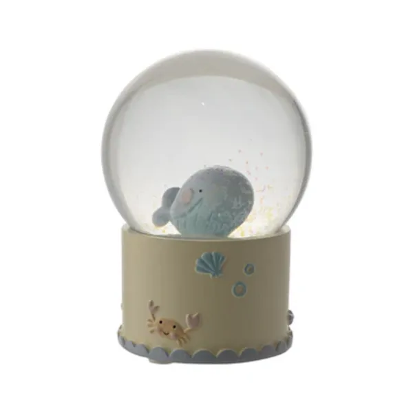 Petit Cheri Petit Cheri Resin Whale Snowglobe Multi