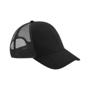 Beechfield Unisex Adult 6 Panel Trucker Cap (One Size) (Black)