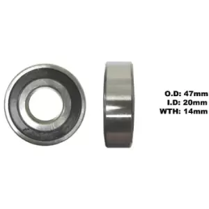 Bearing NTN 6204LLU ID 20mm x OD 47mm x W 14mm