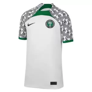 Nike Nigeria Away Shirt 2022/2023 Juniors - White