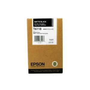 Epson T6118 Matte Black Ink Cartridge