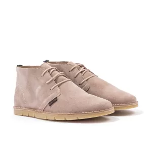 Barbour Ledger Suede Stitch Down Chukka Boots - Taupe