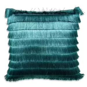 Flicker Teal Cushion Blue