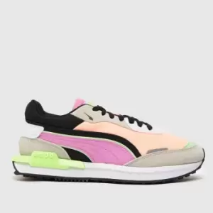 PUMA Light Grey City Rider Trainers