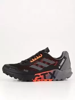 adidas Terrex Agravic Flow 2 Gore Tex - Black/Grey, Size 12, Men