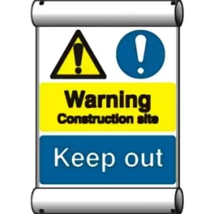 Warning Construction Site - RPVC (200 X 300MM)