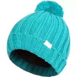 Trespass Childrens/Kids Nefti Pom Pom Beanie (5-7 Years) (Aqua Blue)