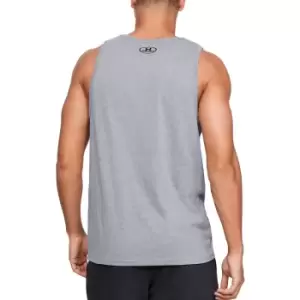 Under Armour Mens Sportstyle Logo Wicking Fitness Tank Top S - Chest 34-36' (86.4-91.4cm)