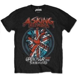 Asking Alexandria - Heart Attack Unisex XX-Large T-Shirt - Black