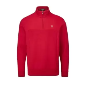 Farah Golf Mid Layer - Red