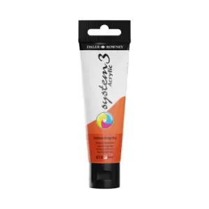 Daler Rowney System 3 Acrylic Paint 59ml Cadmium Orange