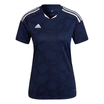 adidas Condivo 22 Match Day Jersey Womens - Team Navy Blue 2 / White