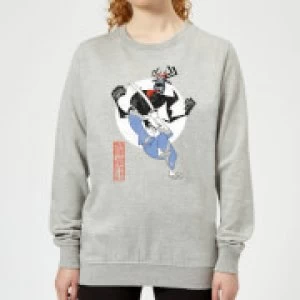 Samurai Jack Eternal Battle Womens Sweatshirt - Grey - XS