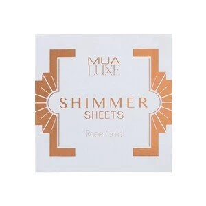 MUA Luxe Shimmer Sheet Rose Gold Gold