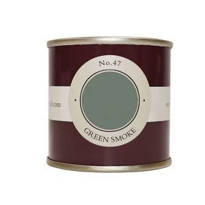 Farrow & Ball Estate Green smoke No. 47 Emulsion Paint 100ml Tester pot