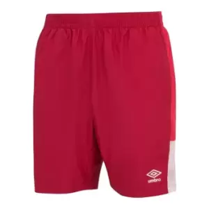 Umbro Poly Shorts Junior Boys - Red