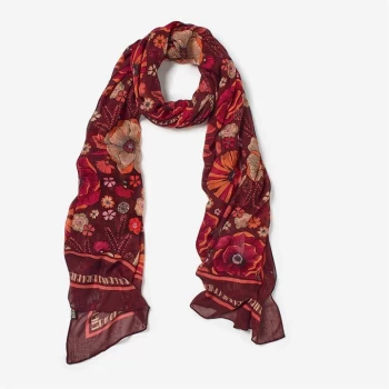 Biba Printed Scarf - Border Stripe