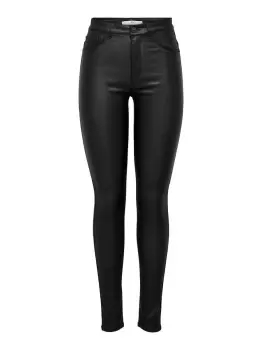 ONLY Jdynew Thunder Coated High Skinny Fit Jeans Women Black