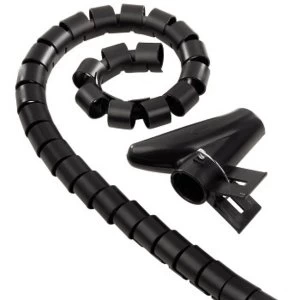 Hama Cable Bundle Tube 2.5m 20 mm, black