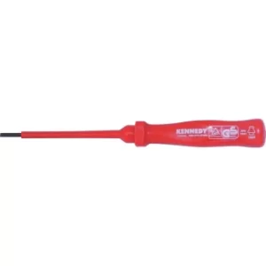 Electricians Screwdriver, 4.0MM Parallel Tip, 100MM Blade