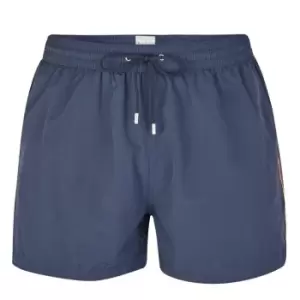 Paul Smith Stripe Swim Shorts - Blue