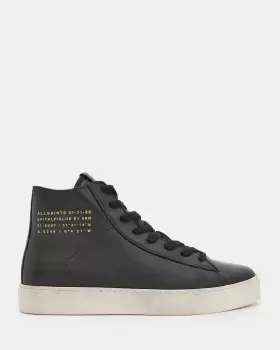 AllSaints Tana Leather High Top Trainers