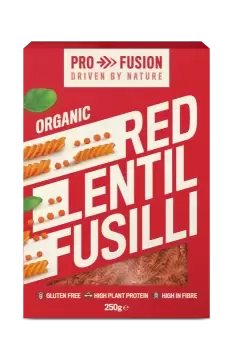 Profusion Organic Red Lentil Fusilli 250g