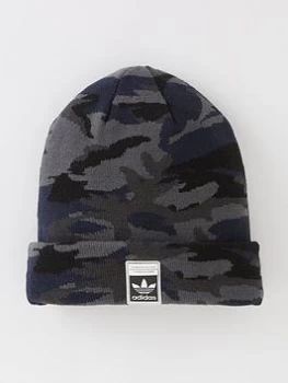 adidas Originals Camo Beanie - Grey/Black, Grey/Black Size M Men