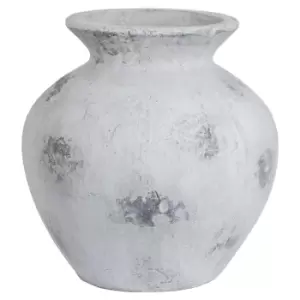 Downton Large Antique White Vase