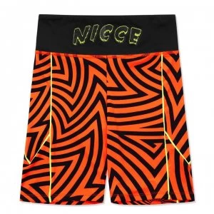 Nicce Sierra Cycling Shorts Womens - Shocking Orange