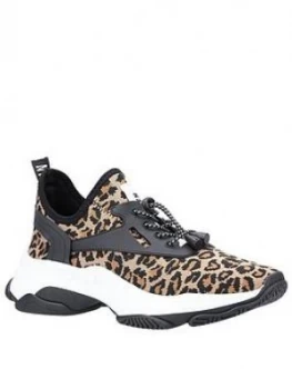 Steve Madden Match Trainers - Leopard, Leopard, Size 7, Women