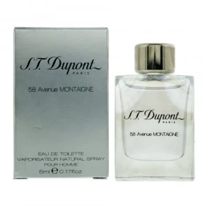 S.T. Dupont 58 Avenue Montaigne Pour Homme Eau de Toilette For Him 5ml