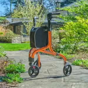 NRS Healthcare Freestyle 3 Wheel Rollator - Orange