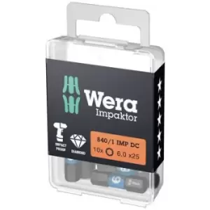 Wera 05057604001 XZN bit 4 D 6.3 10 pc(s)