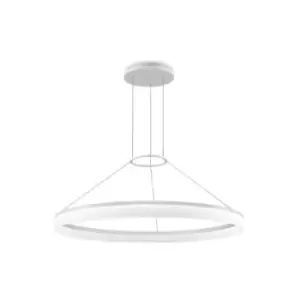 Leds-C4 GROK - Integrated LED 1 Light Dimmable Large Ceiling Pendant White