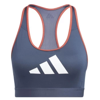 adidas Medium 3 Bar Bra Ladies - Blue