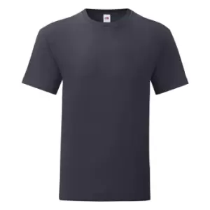 Fruit Of The Loom Mens Iconic T-Shirt (M) (Deep Navy)