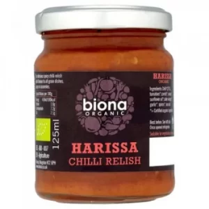 Biona Organic Harissa Chilli Relish 125g