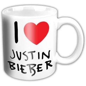 Justin Bieber - I Love JB Boxed Standard Mug