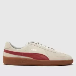 PUMA Army Trainer Trainers In Silver Multi