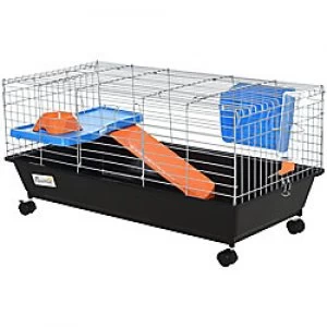 PawHut Small Animal Cage Black 440 mm x 890 mm x 430 mm