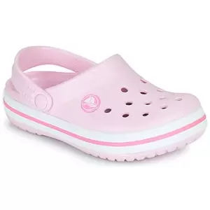 Crocs CROCBAND CLOG K Girls Childrens Clogs (Shoes) in Pink - Sizes 11 kid,13 kid,1 kid,3 kid,9 toddler,10 kid,12 kid,2 kid,Kid 1,5 toddler