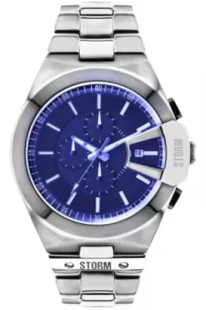 Mens STORM Vexitron Chronograph Watch VEXITRON-LAZER-Blue