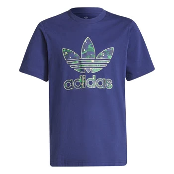 adidas THANI boys's Childrens T shirt in Blue - Sizes 11 / 12 years,13 / 14 years,9 / 10 years,8 / 9 ans,10 / 11 ans,12 / 13 ans,14 / 15 ans,15 / 16 a