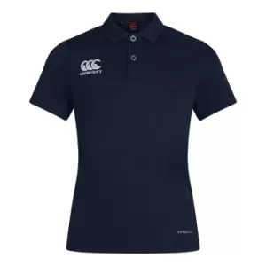 Canterbury Womens/Ladies Club Dry Polo Shirt (12 UK) (Navy)