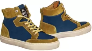 Helstons Maya Ladies Motorcycle Shoes, blue-yellow, Size 40 for Women, blue-yellow, Size 40 for Women