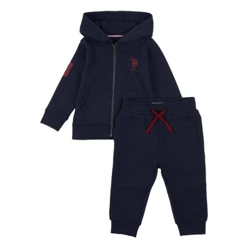 US Polo Assn Zip Track Suit Baby Boys - Blue