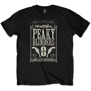 Peaky Blinders - Soundtrack Unisex Small T-Shirt - Black